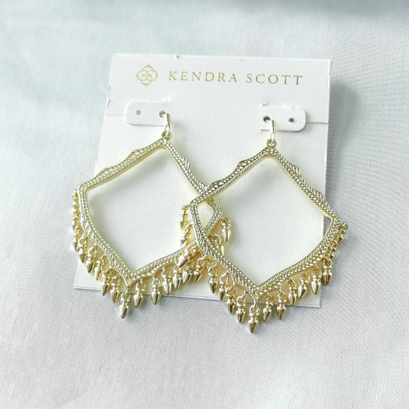 Kendra Scott Jewelry - Kendra Scott Lacy Fringe Gold Earrings